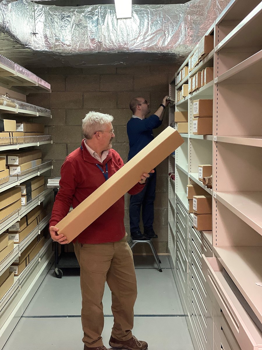 It's all go here at DHC, as we fill our new oversized shelving! Hopefully everyone ate their weetabix... 💪

#ActionArchives #ExploreYourArchive