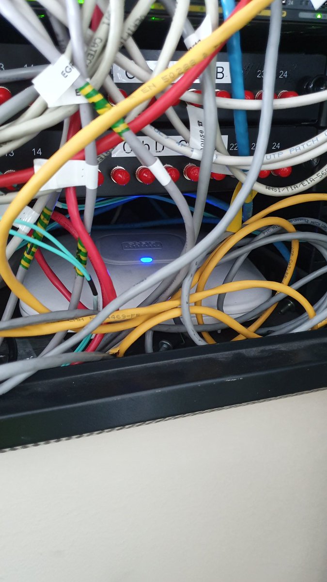 netITconsult's tweet photo. This was immaculately patched 18months ago... #movesandchanges #networkpatchhell https://t.co/fgC511FKUb