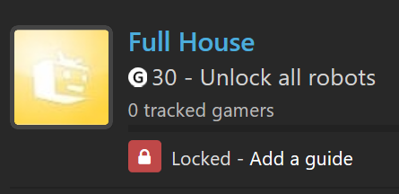 It's cool to see Insane Robots (<a href="/InsaneRobots/">Insane Robots 🤖😀🤖</a>) as one of the Games with Gold for December but it is not cool that it apparently has a glitched achievement making the completion impossible for achievement hunters. Hey <a href="/playniac/">Playniac</a>, can you please fix it in a patch?