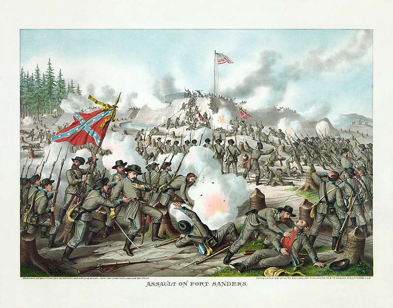 CivilWarTalk's tweet photo. In their words: The Assault on Fort Sanders Knoxville November 29, 1863 | South & Western Theaters https://t.co/wRk53XZdcV #civilwartalk #FortSanders #americancivilwar https://t.co/vgRSMc1eBJ