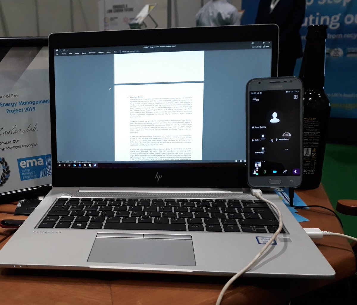 CraigLoveEnviro's tweet photo. Final Collaborate session of the year! Distance learning at it's best!! #ClimateChangeManagement @EdinburghUni @EdinburghAlumni https://t.co/EfikFoAlNm