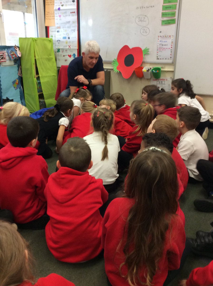 BGrovePrimary's tweet photo. Welsh author Dale Davies visited year two this week to talk to us all about his book. He talked about being an author and shared lots of story writing tips with us. https://t.co/3I5q5fGELo