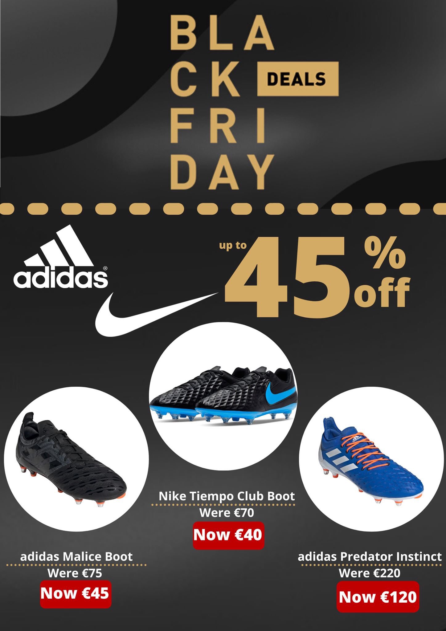 Next day delivery football deals boots