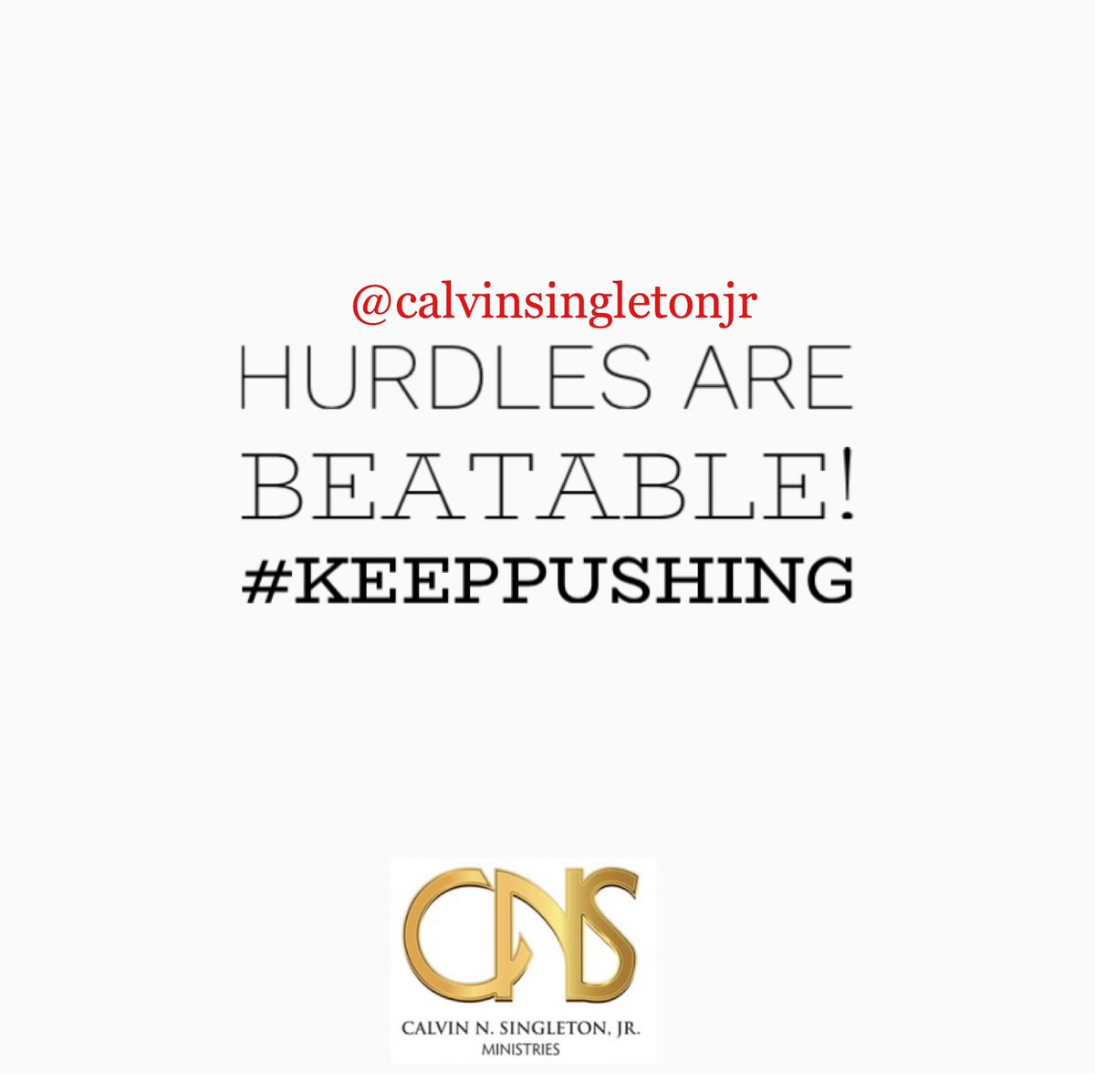 CSINGLETONJR's tweet photo. #keeppushing #victoryismyonlyoption https://t.co/5ekwLLuASw