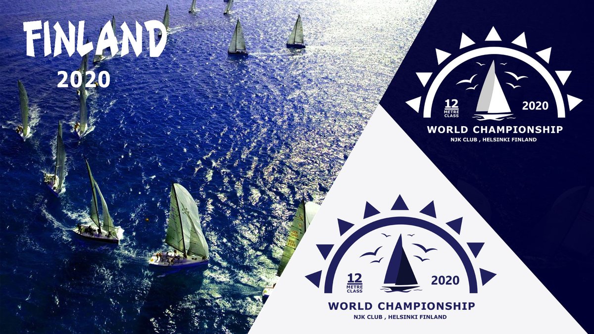 DesignClub6's tweet image. Designed stunning logo for 12/metre Class World  Campionship ,finland