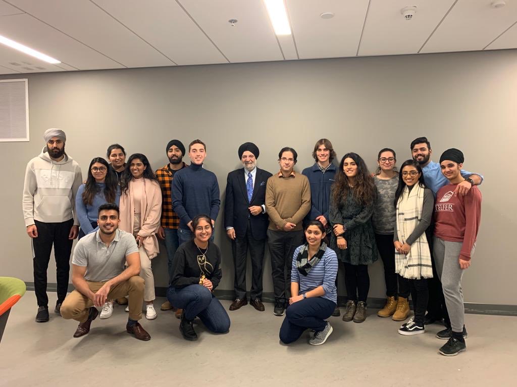 Delighted to attend the course “Punjabi &amp; Sikhism Studies” at the University of Ottawa and learn from students about the history and contributions of the Punjabi community to Canada.
