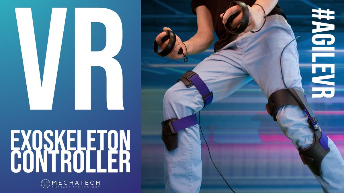 Mechatechltd's tweet photo. AgileVR - Exoskeleton for VR locomotion
https://t.co/X168WldViB

#VR #gaming #VirtualReality #agilevr #technology #innovation #htcvive #Oculus #pimax #ValveIndex #vrtreadmill #vrlocomotion #mechatech #exoskeleton #VRtech #tech #gamingcommunity #GamingNews #GameChangers https://t.co/qG3BnwHOv6