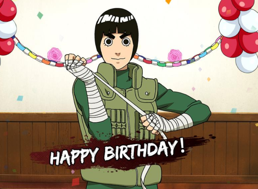 Happy birthday to Rock Lee, the ninja who never gave up!    | | 