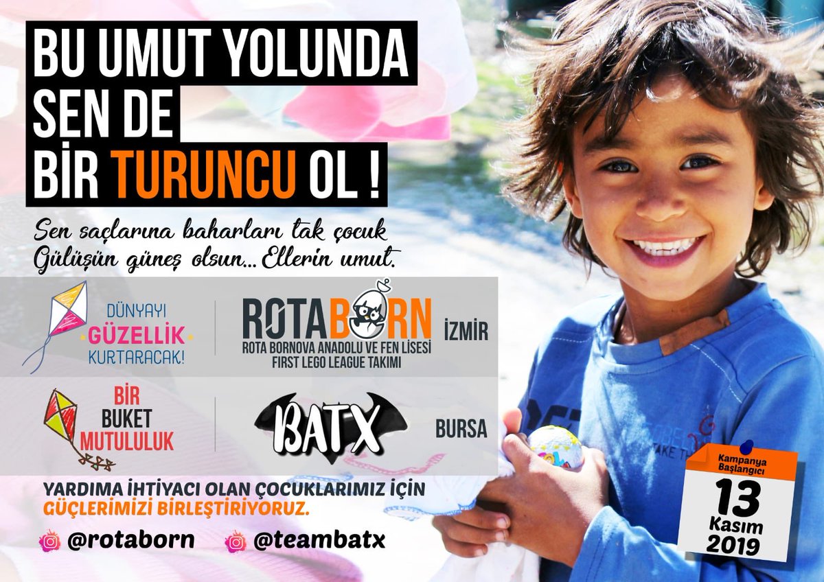 TeamBatx's tweet photo. Rotaborn ve BatX güçlerini birleştiriyor🤝💪Rotaborn’un köy çocukları için başlattığı kampanyayı destekliyoruz☺️İzmir’de ihtiyacı olan köy çocukları için kışlık giysi temin edeceğiz. Bursa’dan destek olmak isteyen herkes bizimle iletişime geçebilir😊 @BilimKahraman https://t.co/lNoYTb0py1