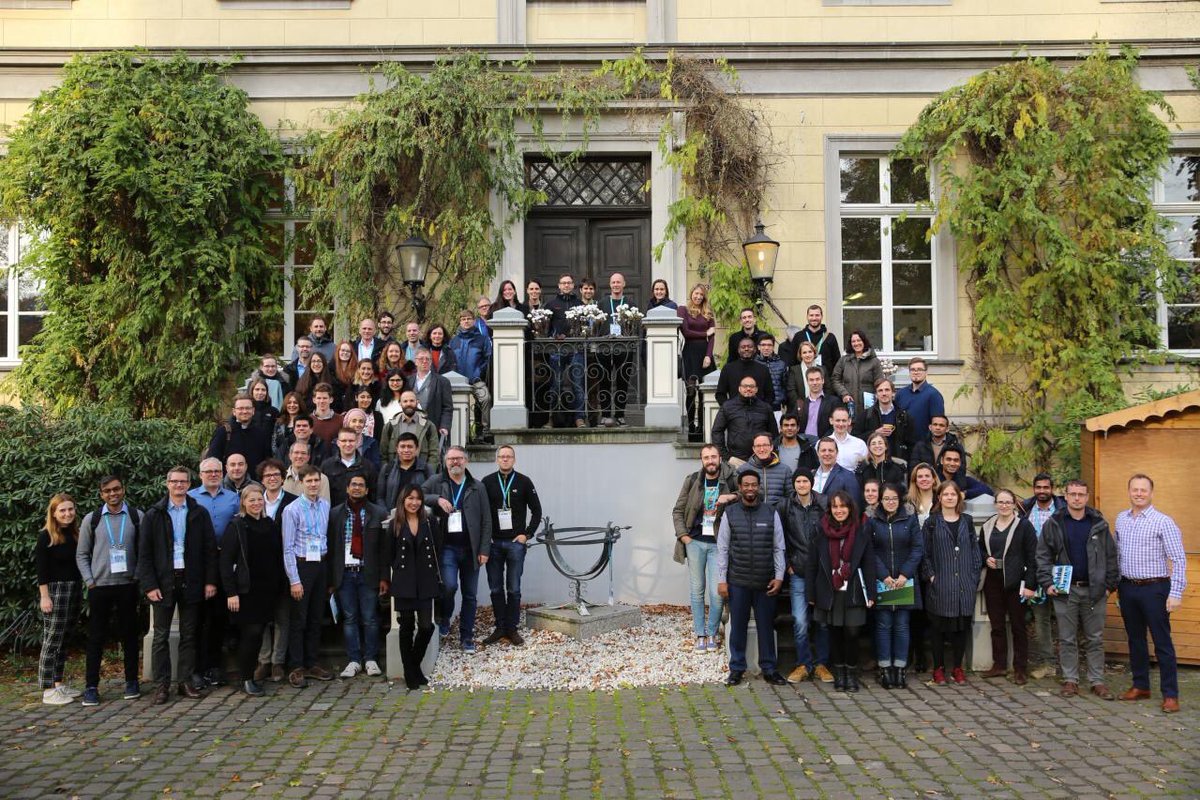 alexanderhilli7's tweet photo. ...that was the  #DataScienceForABetterLife Postdoc Workshop at Burg Hemmersbach, Kerpen, Germany. 40 talented data scientists from academia around the globe &amp; 40 Bayer experts and managers in data science. Proud that I had the chance to be part of this! 😀 https://t.co/2xO73hk0wb