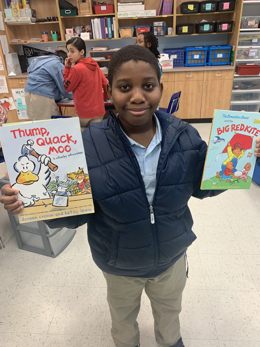 msclough4's tweet photo. thank you to @Ms_Barillari and her 7th graders for doing reading buddies to help us meet our goal of 100 books for November! @MargaretBrent53 @BaltCitySchools https://t.co/4WE8OxhpFd