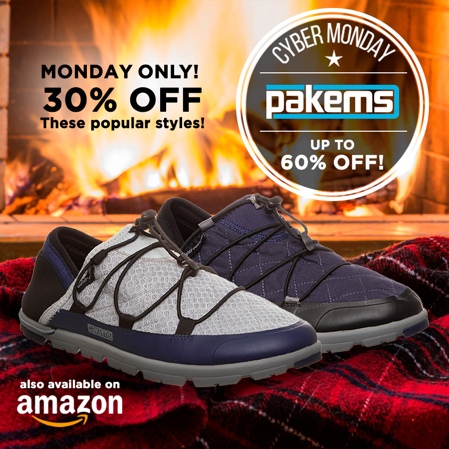 Pakems's tweet photo. Why stand in long lines on Black Friday when you can great deals from home on Cyber Monday? #Pakems #BeNice #outdooractive #travelboots #packableboots #travelingboots #bootseason #winterwear #cybermonday #cybermonday2019 #blackfriday2019 https://t.co/PiGEVEQzfF