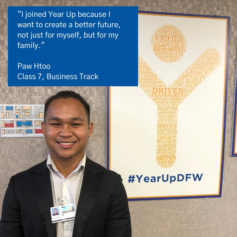 YearUpDFW's tweet photo. Year Up is working to close the Opportunity Divide by ensuring young adults gain the skills, experience, & support that will empower them to reach their potential through careers & higher education.
.
.
.
#WhatsYourYWednesday #yearupdfw #brightfutures https://t.co/O2VHWc69ns