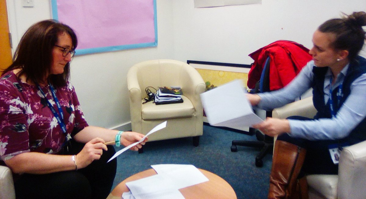 Intense deliberations over head boy and head girl applications! <a href="/BrockworthPrim1/">Brockworth Primary Academy</a>