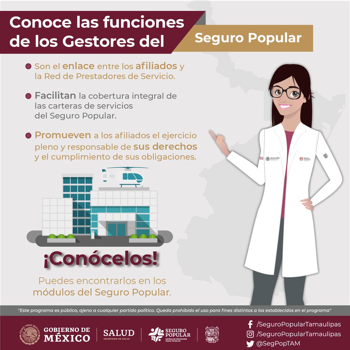 segpoptam's tweet photo. 👩🏻‍⚕️👨🏻‍⚕️| #GestoresDelSeguroPopular ⬇️ https://t.co/LSPSinYqzm