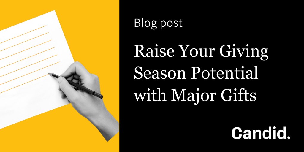 Get inside the mind of #majorgift donors, and learn how to tailor your year-end major gift fundraising tactics with these six key motivators. bit.ly/2OjR2y0 #CandidLearning <a href="/GrantSpace/">Candid Learning</a>