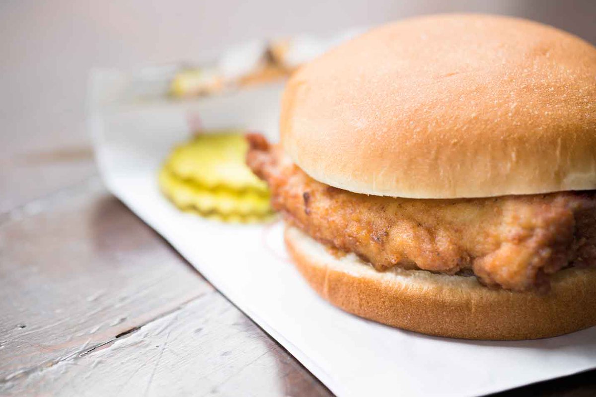 hamburgcfa's tweet photo. How do you take your chicken sandwich? Pickles, no pickles, or extra pickles!? 

#ChickfilA #theoriginalchickensandwich #pickles https://t.co/ekYxFEGala