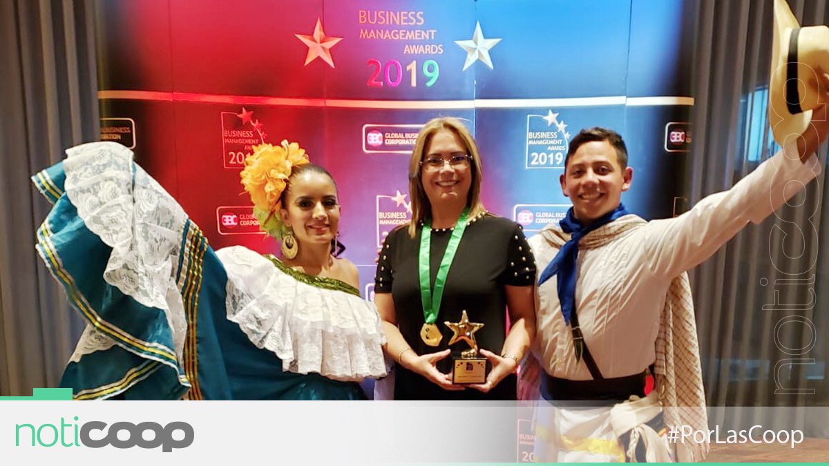 NotiCoopPR's tweet image. ¡¡Felicidades!! a San Rafael Cooperativa por el reconocimiento internacional Business Management Award 2019 en la categoría Innovación Empresarial, otorgado por Global Business Corporation el 22 de noviembre en Bogotá, Colombia   #PorLasCoop