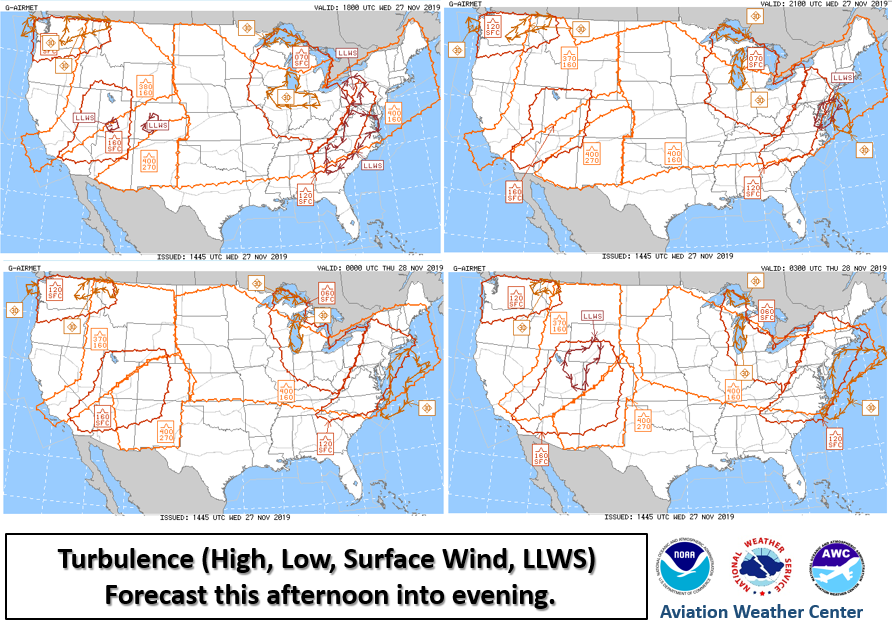 NWSAWC's tweet photo. Mother Nature is giving us a double serving of weather hazards! Here is today's aviation weather forecast. Make sure to head to https://t.co/9KSwE7d5BT and https://t.co/NPToaa4ZLO for the latest conditions whether flying or driving. #Flysafe #drivesafe #AlmostTurkeyTime https://t.co/MOEMjGgXOq
