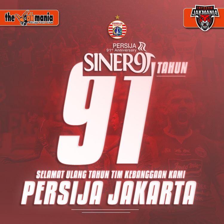 InfokomJakmania's tweet photo. Tepat pada hari ini. Di tanggal 28 November dalam 91 tahun yang lalu, klub kebanggaan kita semua yakni Persija Jakarta lahir. Club yang melegenda di sepakbola Indonesia. 

#Siner91 #InfokomJakmania https://t.co/x0juhmsktV