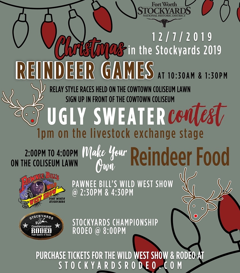 Christmas in the <a href="/fwstockyards/">FW Stockyards</a> and join us for family fun with wild west shows, rodeos, and tons of family activities!! #tistheseason #visitfortworth