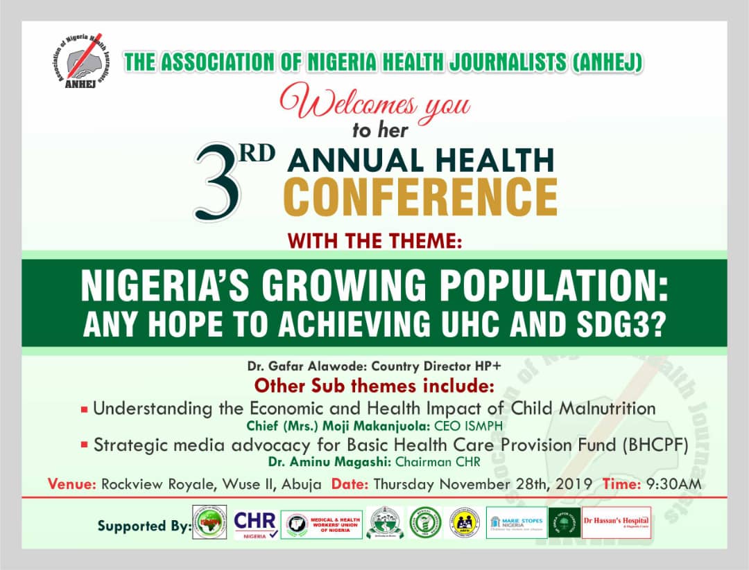 Still on #ANHEJ2019 Conference, join us by 7:25pm on 99.9 Kiss FM as we talk about what the prospects of this conference.
@glomayen @AminuMagashiG @nighealthwatch