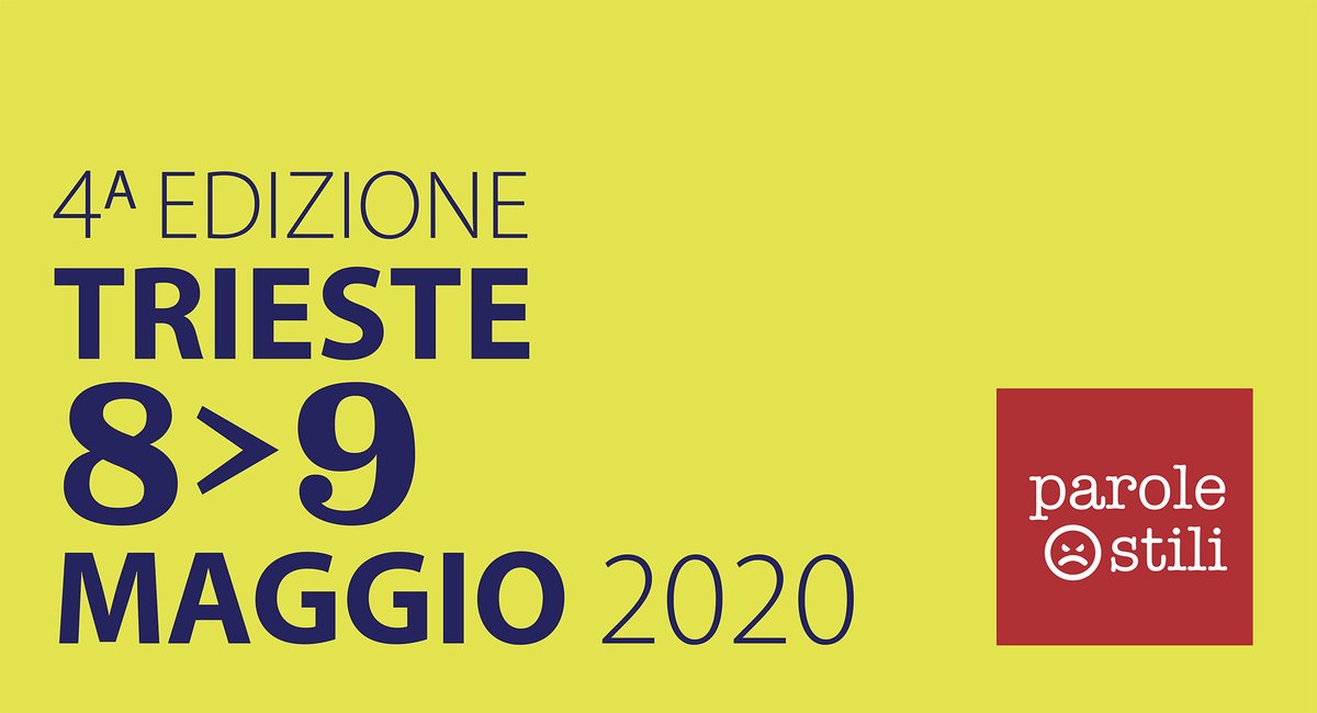 🚨 | Abbiamo la data della quarta edizione di #ParoleOstili! 
 
📲 | Mettila subito in agenda e iscriviti alla newsletter per tutti gli aggiornamenti: paroleostili.it/newsletter