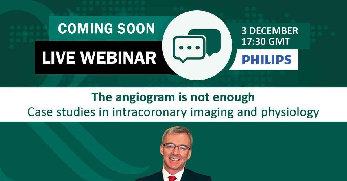 radcliffeCARDIO's tweet photo. Not long now💥 Webinar w/ @drandrewsharp 🔜 https://t.co/I9AVX45m5O
Understand:
🔹Limitations of angiography
🔹Complimentary roles of IVUS & physio
🔹Where IVUS/physio recommend treatment & do not
#RCwebinar #CardioTwitter #MedEd #CardioEd https://t.co/oRJI91Ij7u
