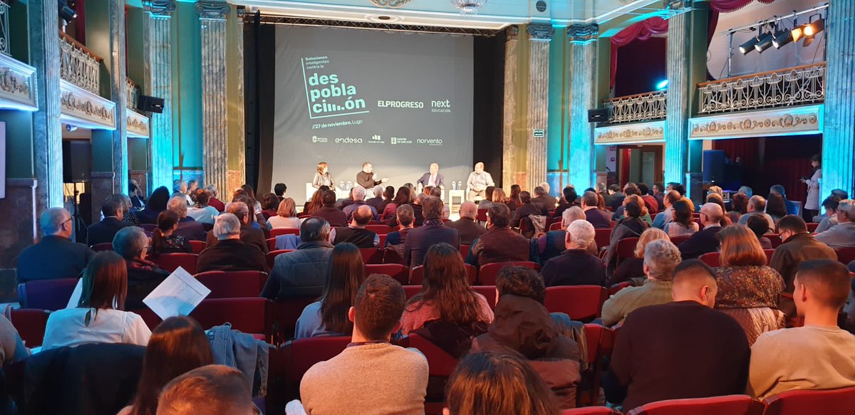 Raquel_Arias_Ro's tweet photo. Fantástica la jornada organizada por @elprogreso_Lugo para hablar de reto demográfico. Me gustó que Manuel Campo Vidal representando a @Nextibs y los demás ponentes afrontasen el tema sin lamentos y con propuestas. Entre ellas la primera #AldeaModelo de Lugo, en @concellodoincio https://t.co/iXTYf00vxS