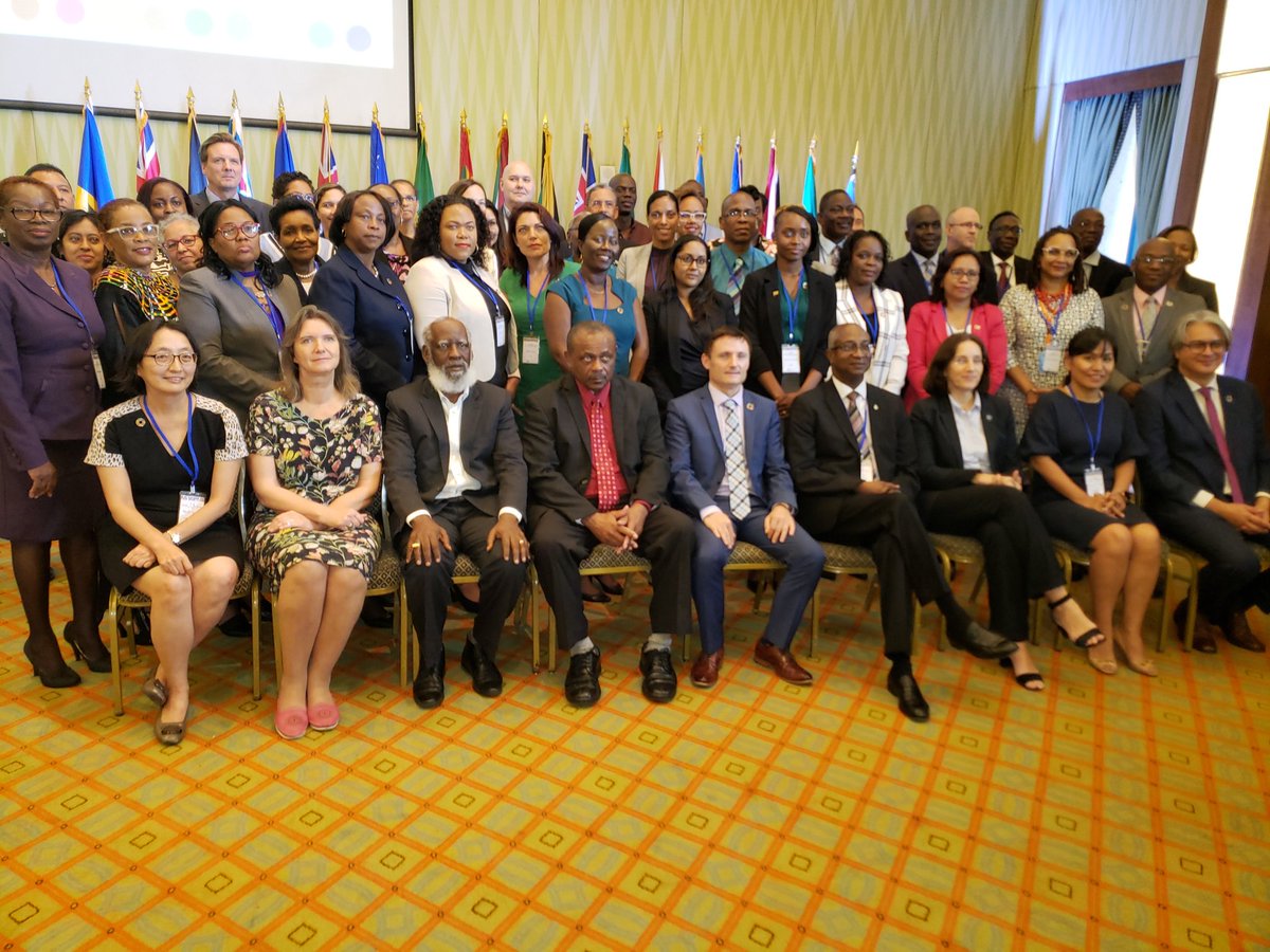 Participants at the 2019 #ACM of the UN Multi-country Sustainable Development Framework.
#CaribbeanInAction