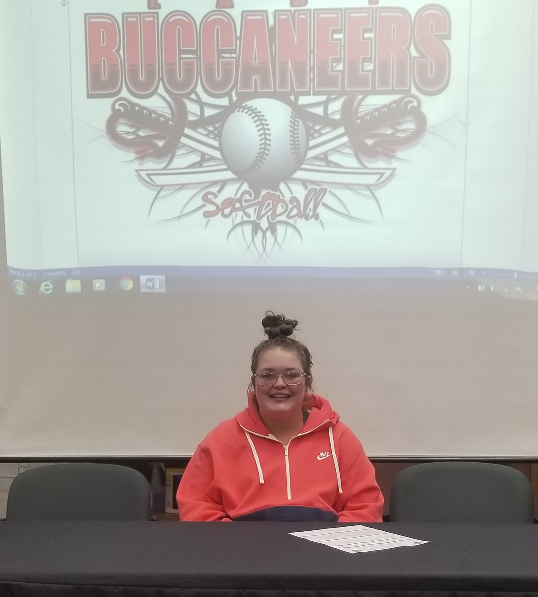 BWestSoftball1's tweet photo. Congratulations Deven Creech for signing with the Buccaneers. Your coaches, teammates, &amp; family are extremely proud of you. @CreechDeven
@bwhnation https://t.co/cVCICxXFA9
