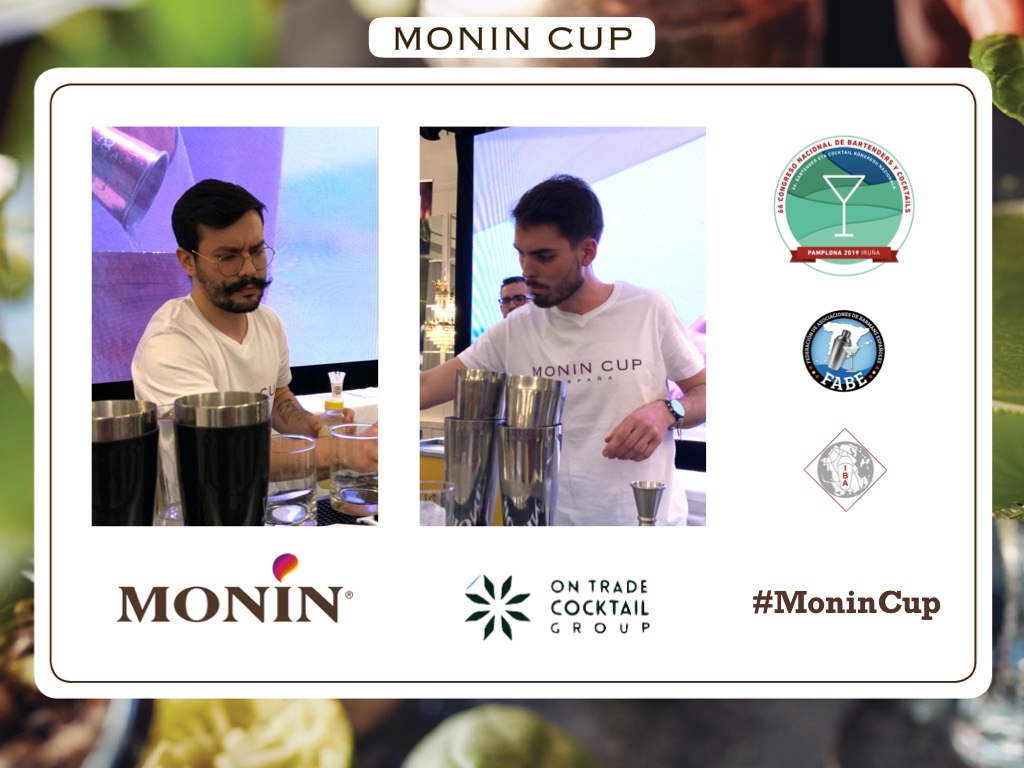 fabebartenders's tweet photo. 2ª ronda la fase final de la #MoninCupSpain
Sabes como seleccionan en el supermercado los productos para elaborar sus cocktails? Atados por los brazos, y solo tienen 2 MINUTOS!

👉🏼 Diego Alejandro De Silva
👉🏼 Miguel Martín

@MONINFlavours 
#MoninCup #FABE19 #BartendersPamplona19 https://t.co/W25EypvqvL