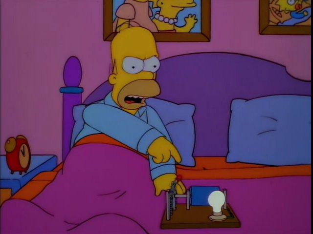 "In this house, we obey the laws of thermodynamics!"