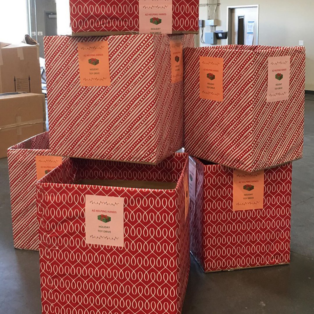 Help us collect toys to bring hope and joy to children this holiday season!

We are teaming up with AZ Helping Hands.  From now until 12/16,  please donate unwrapped toys to any Today’s Patio Greater Phoenix location.

View Locations:
todayspatio.com/locations/