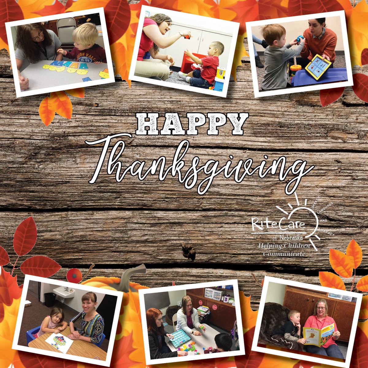 Wishing a Happy Thanksgiving to all our RiteCare families and Clinicians!