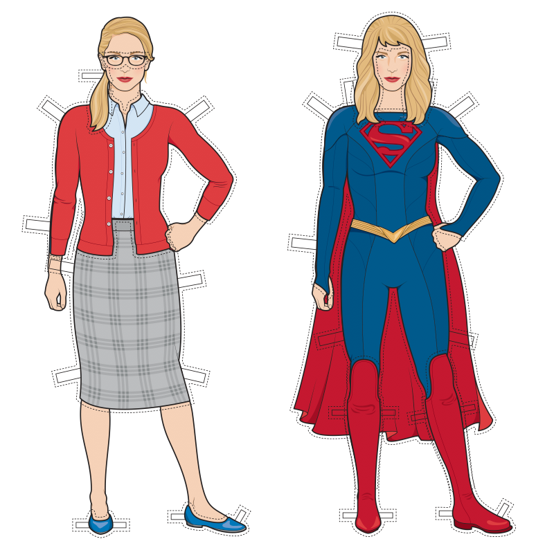 airlinem's tweet photo. I had way too much fun working with Brown Bird Design and @booksandcorsets on these Supergirl paper dolls, which I am definitely going to cut out and play with this long holiday weekend. #superpants https://t.co/arWwLkMkEG