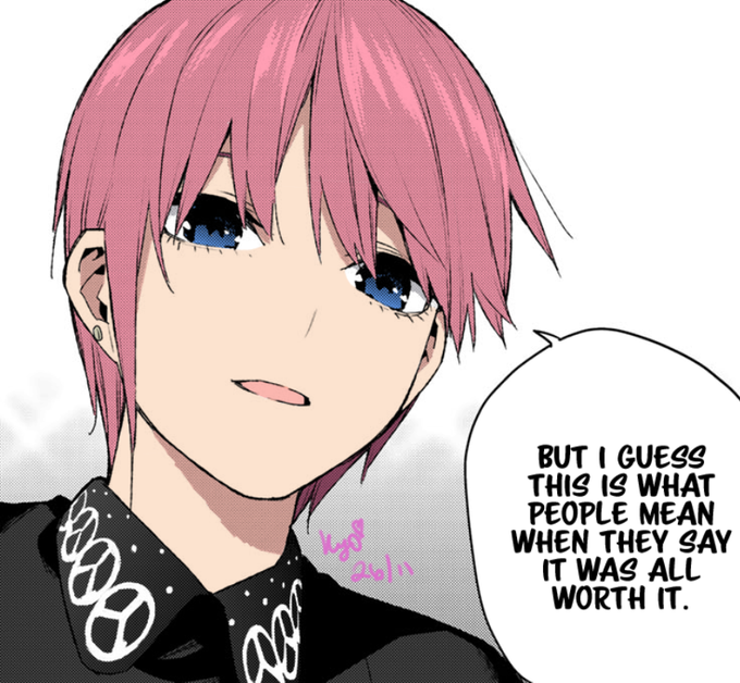 kyoko (あや 。) 🍑🥟​さんがTwitterに投稿した中野一花(五等分の花嫁)のイラスト。