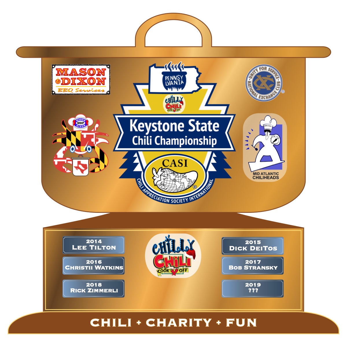 mdchilipod's tweet photo. The engraver will be ready! Will your name be added to the PA State Championship trophy? Where else does the winner receive a proclamation from the Governor?

Fame and fortune awaits you on Saturday, December 7! Easy setup behind Mason-Dixon BBQ Services. 
NO CANOPY NEEDED. https://t.co/N39k9I4h9M