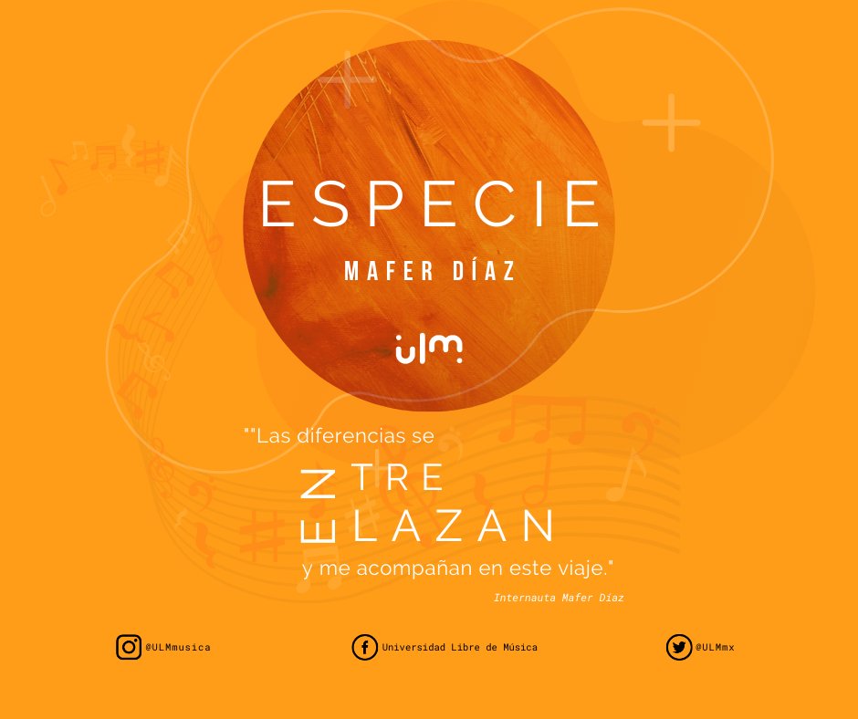 Es Miércoles  de playlist en ULM
¡Nos encanta conocer la música que acompaña sus días! 
Hoy conoceremos las #25canciones de Mafer Díaz.

Puedes escucharlo y seguirlo en el link de abajo ⬇

bit.ly/ULM-MaferDiaz-…