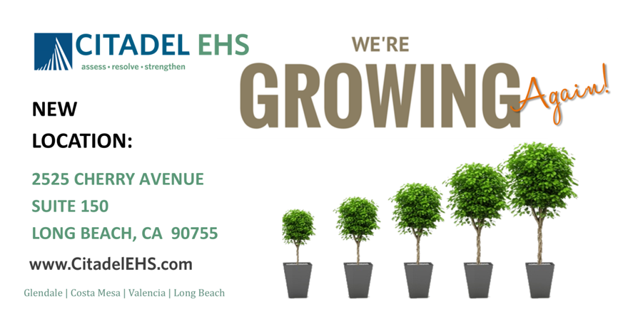 CitadelEnv's tweet photo. Starting Monday, December 2nd, Citadel has new location to add to it's growing list! #growing #growingtogether #CitadelEHS https://t.co/fOawVKtwW9