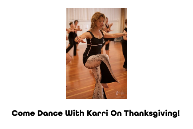 NiaStudioPdx's tweet photo. Come practice gratitude and dance with @niatechnique Teacher Karri on Thanksgiving in our studio! 10 AM. ❤️ 

#dance #danceclass #gratitude #thanksgiving #practicegratitude #downtownpdx #portland #niatechnique #livingnia https://t.co/ZjYozWdjFd