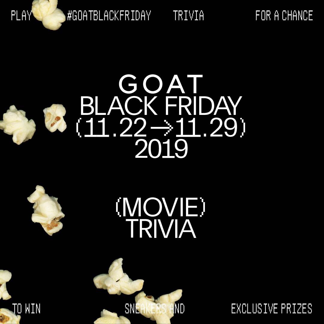 tessier84's tweet photo. Test your sneaker knowledge and join me in playing #GOATBlackFriday trivia! https://t.co/yOwUw6IT4q https://t.co/16sbR4GSt7