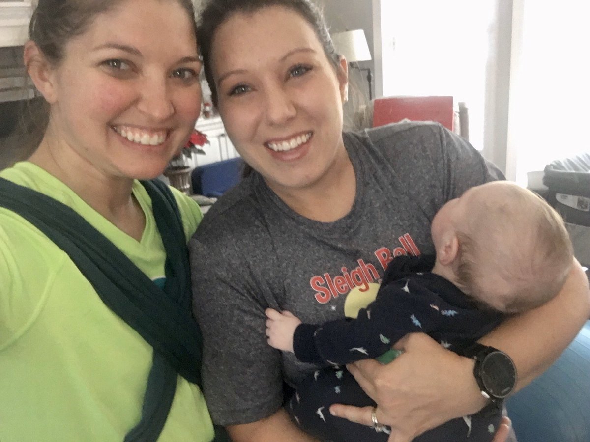 When you make plans to run, but it’s raining and you have a newborn...living room cross training instead. Thanks for the accountability Coach! <a href="/FiA_Coach/">April Carnes</a> <a href="/FiALakeMurray/">FiA Lake Murray</a>