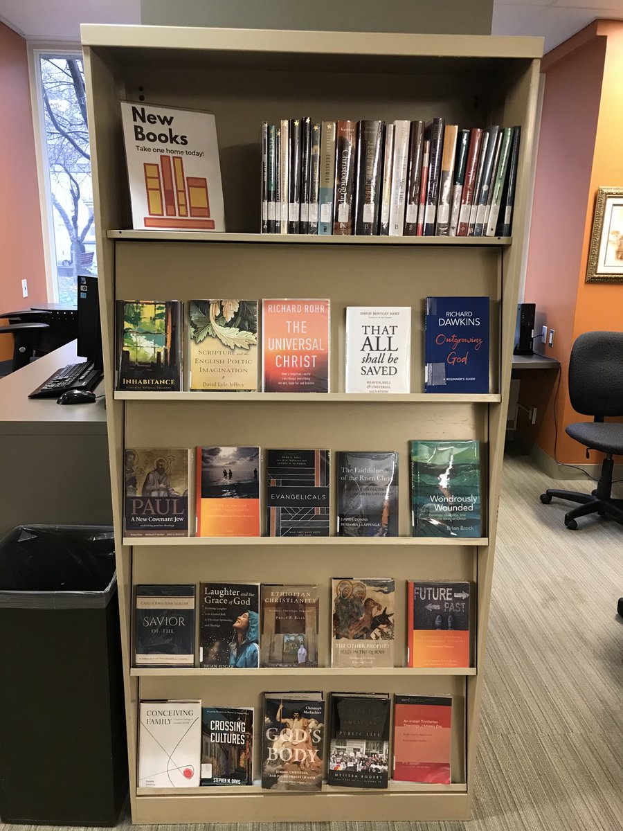 Our Tyndale new book display is burgeoning with new titles. ⁦@LibraryTyndale⁩