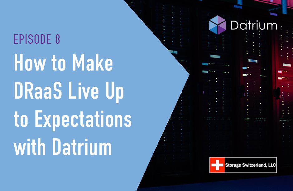 In today's episode, <a href="/Datrium/">Datrium</a> joins us to discuss how a data services platform prepares an organization to meet not only the challenge of production storage but also improve their ability to protect and recover from a disaster. buff.ly/2ONluzH