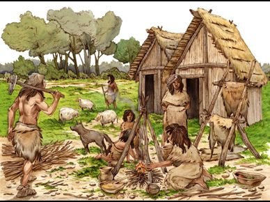 "The Late Neolithic period can be defined as a turning point in human inventiveness in regards to revolutionary advances in agriculture, transport and tool-making.Plough-based ‘agriculture’ (fields) replaced hoe-based ‘horticulture’ (garden plots).