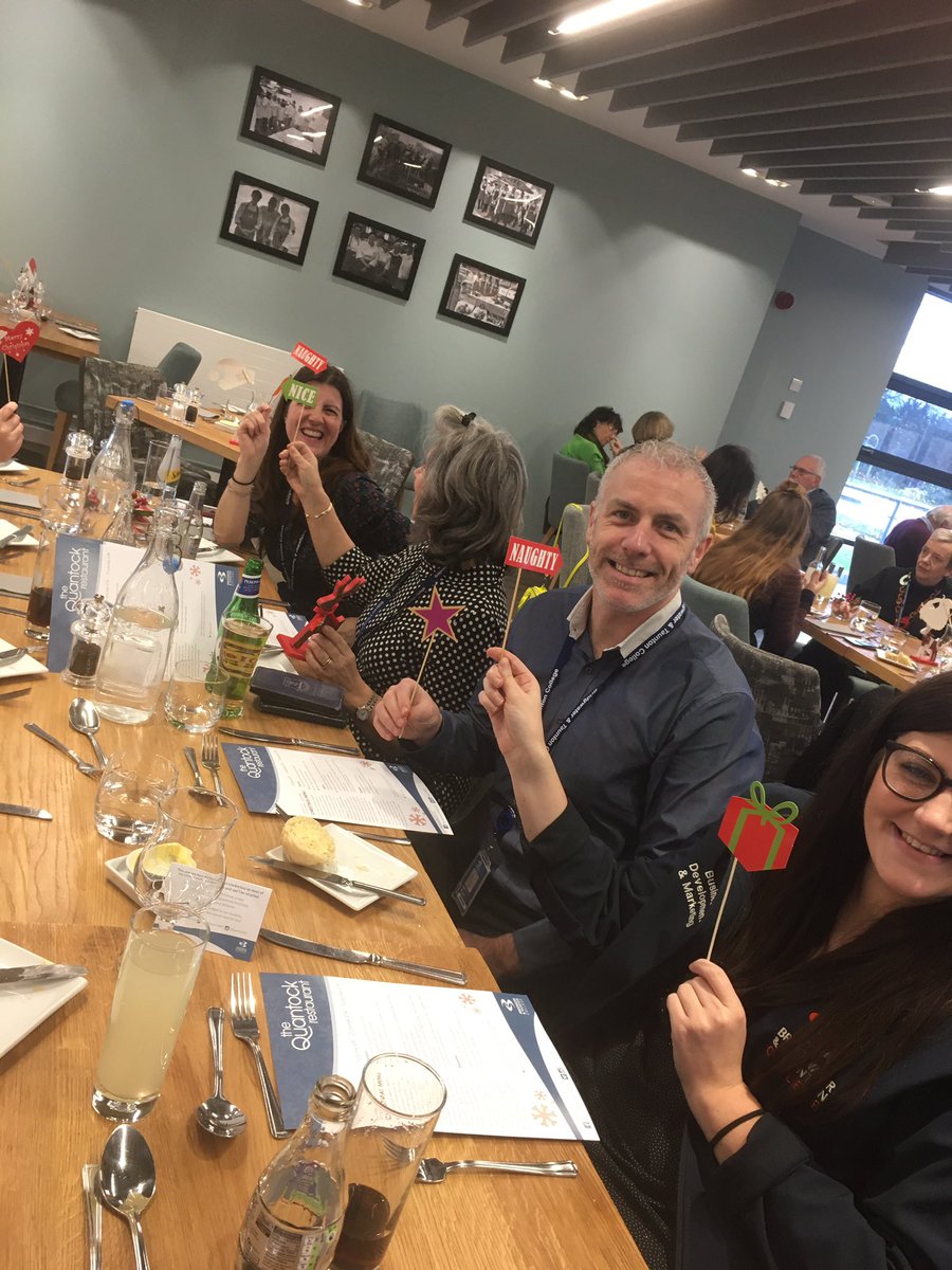 QuantockUCS's tweet photo. Our 1st Christmas lunches of 2019 done!! Thank you to all lovely guests who have taken to the ‘Crackerless  Christmas ‘ with enthusiasm......
#quantockchristmas https://t.co/qscyg8rEiI