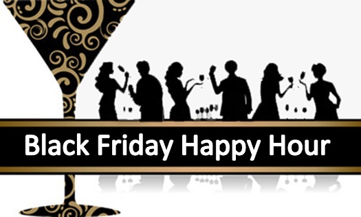 Black Friday: $2 Mimosas+Happy Hour, All Day! - eepurl.com/gLbGSD