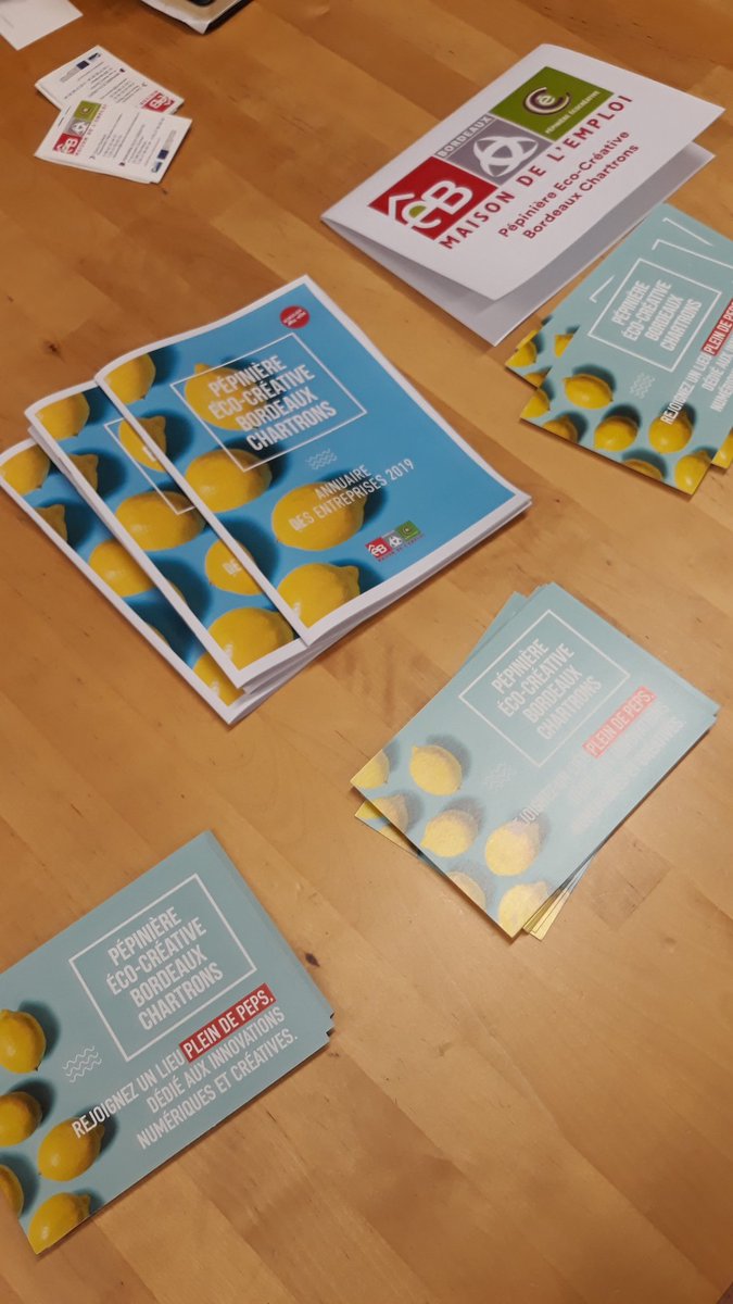 Avec la <a href="/PepiniereBdx/">Pépinière éco-créative des Chartrons</a> 

#StartupConnect #entreprise #Bordeaux