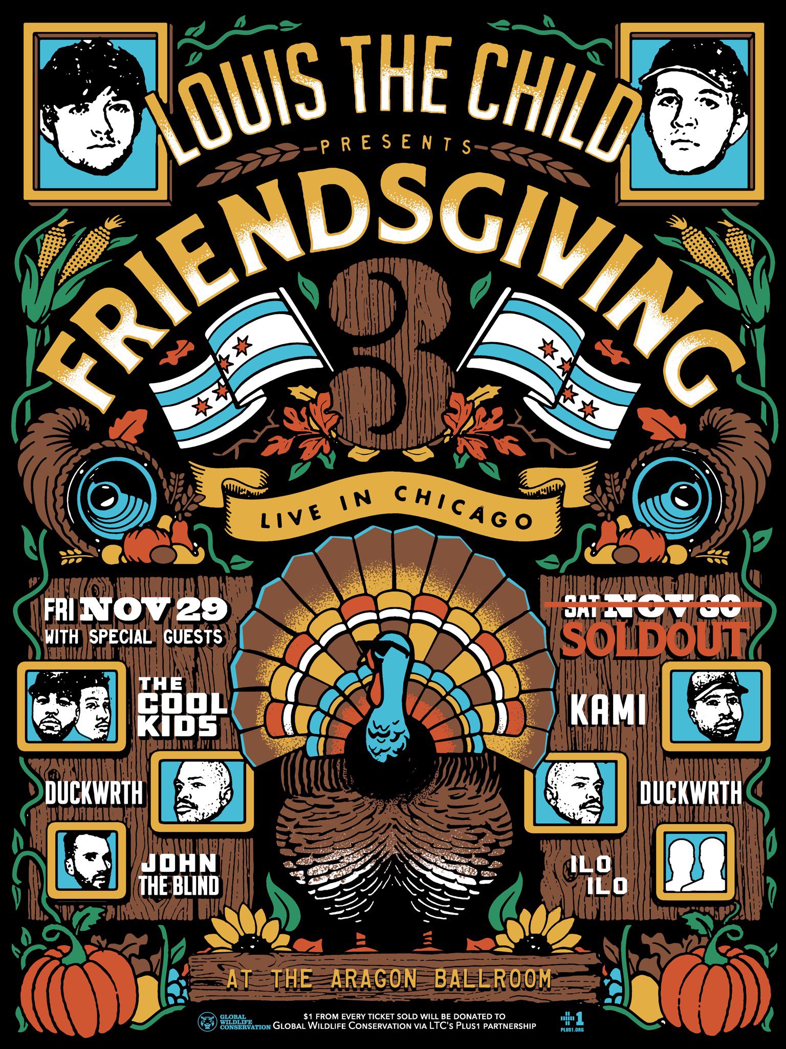 Louis The Child On Twitter Saturday Friendsgiving Is Officially Sold Out A Few Tickets Left For The Friday Show Https T Co C0aeczecp5